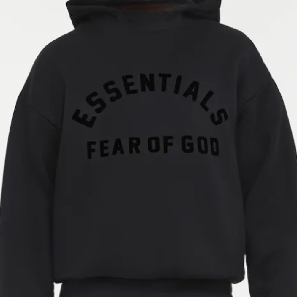 Fear of God Essentials Black Hoodie